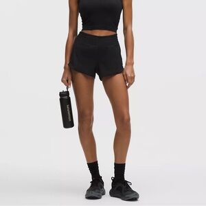 Lululemon Hotty Hot High Rise Lined Short 2.5" Black Size 6